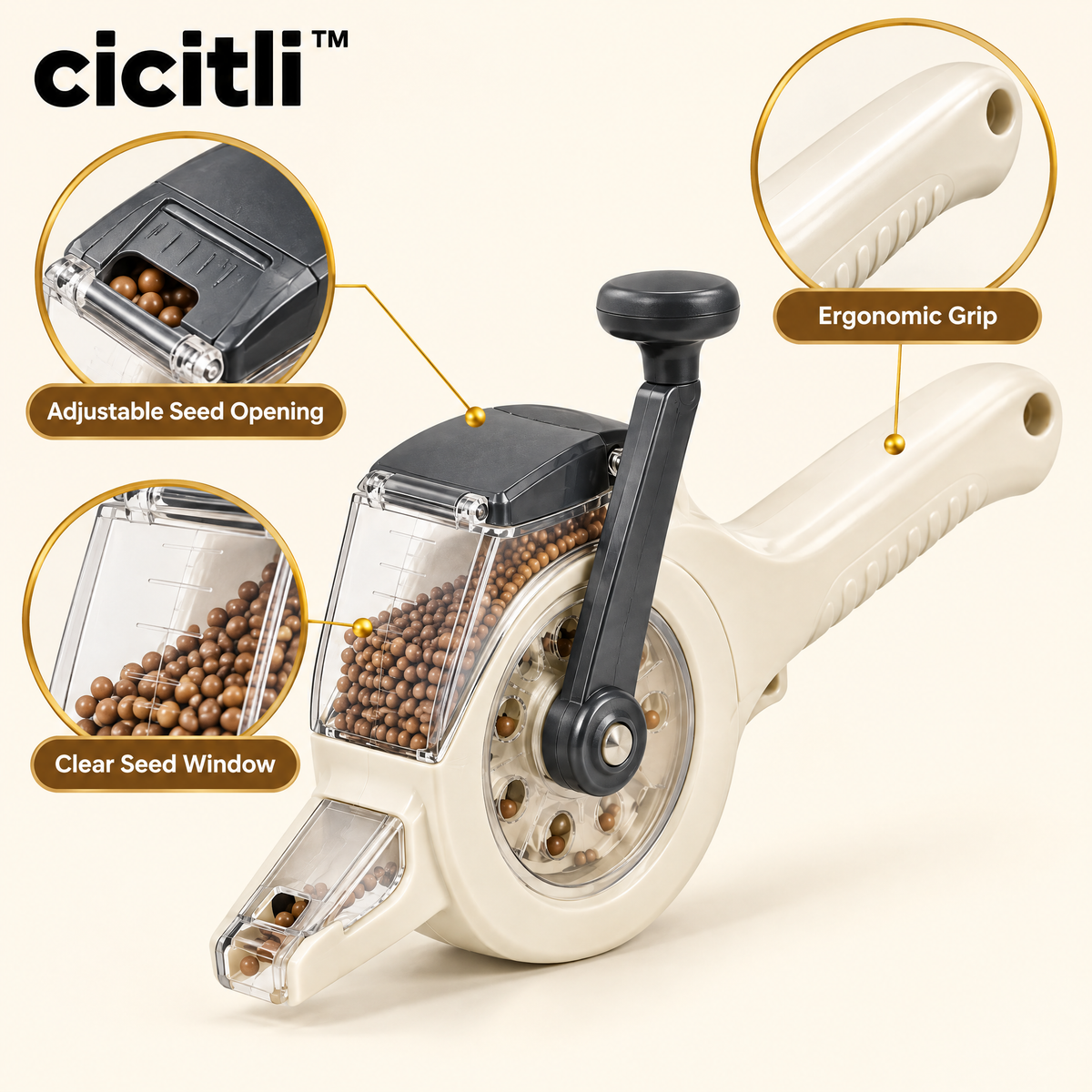 cicitli™ SeedDrop Precision Seed Sower