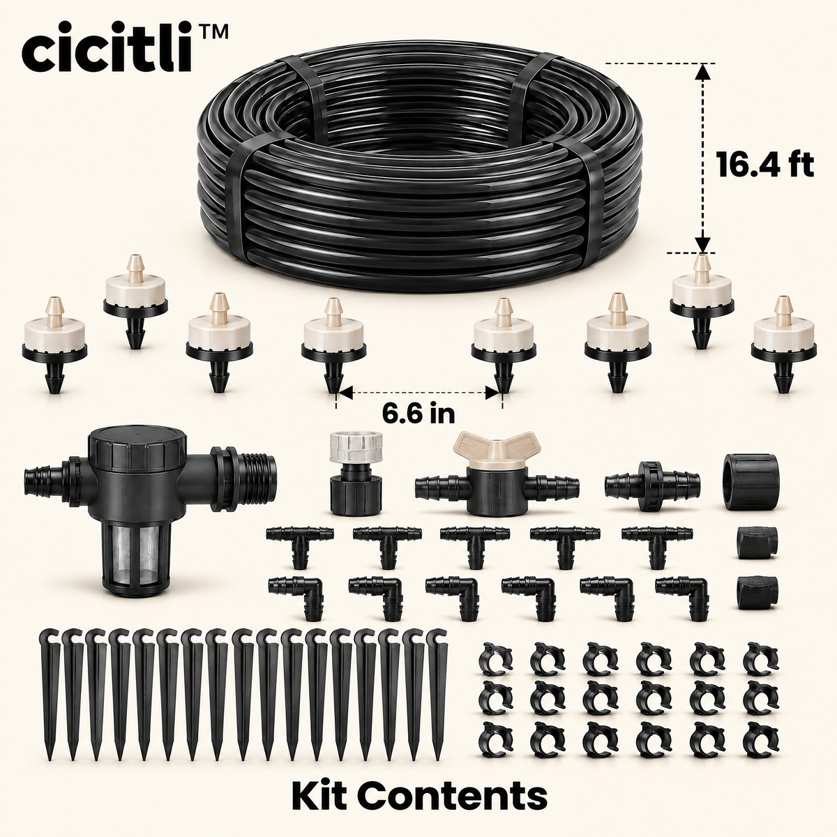 cicitli™ DripRoot Adjustable Irrigation Kit