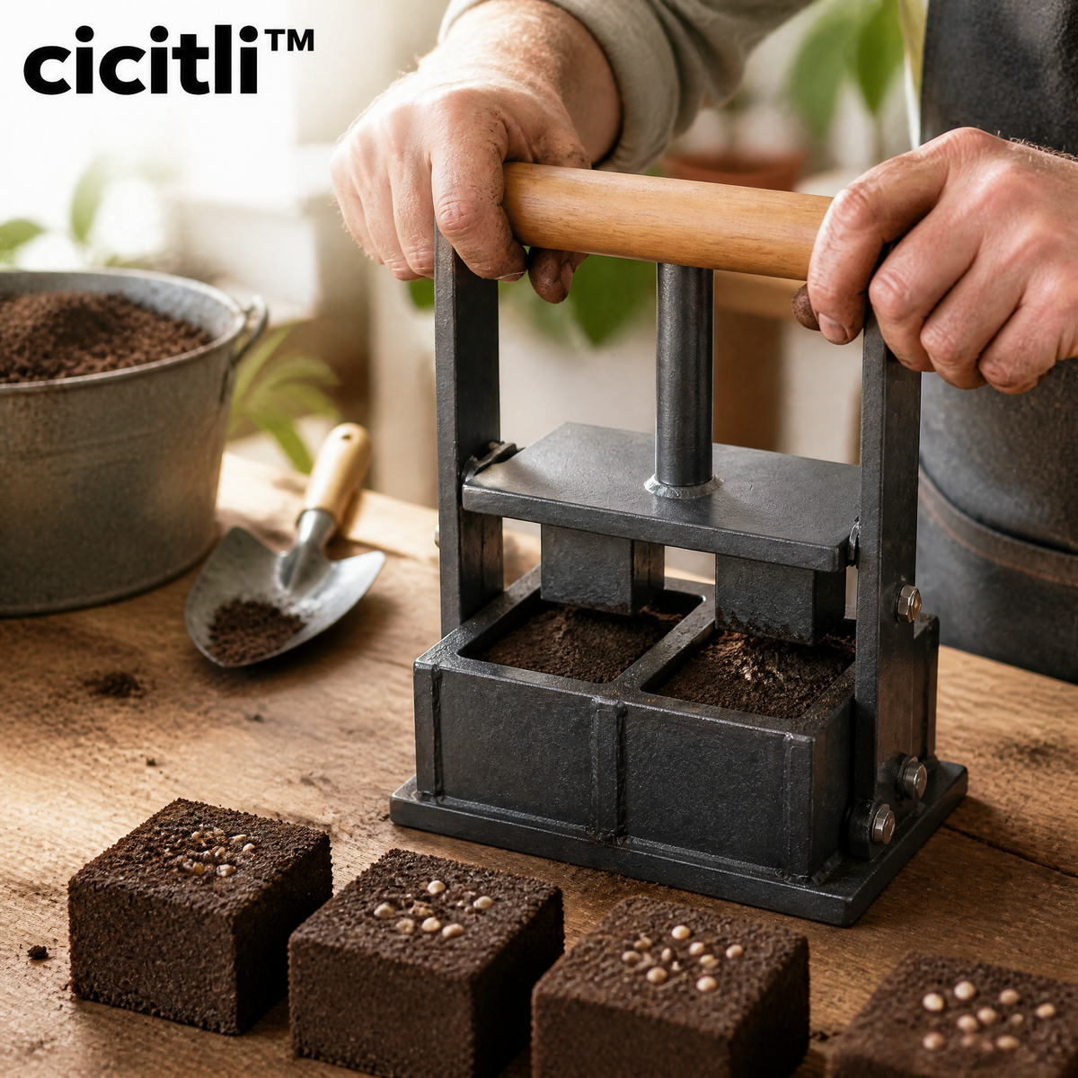 cicitli™ SoilBlock Seed Starter Press