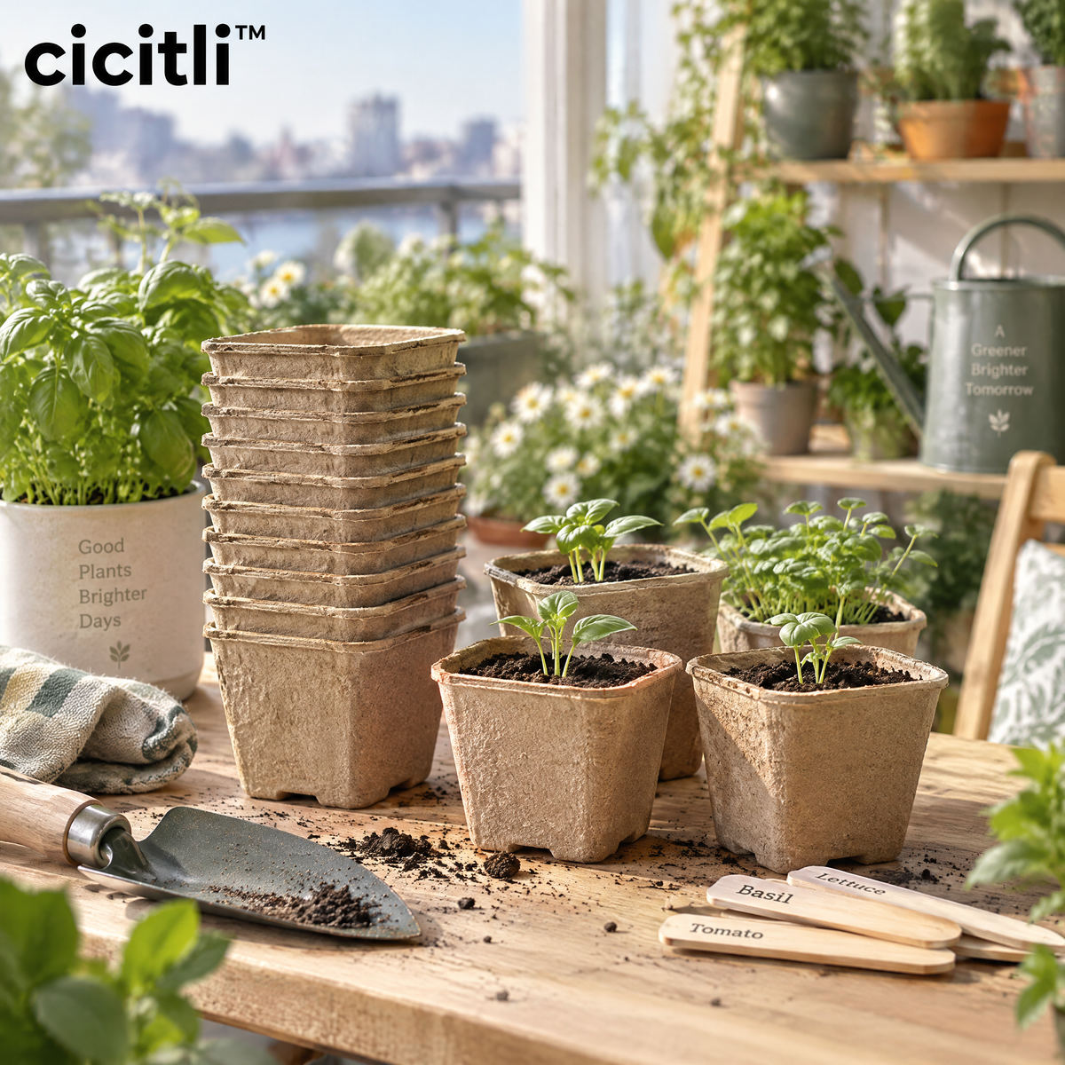 cicitli™ PlantPod Biodegradable Nursery Pots