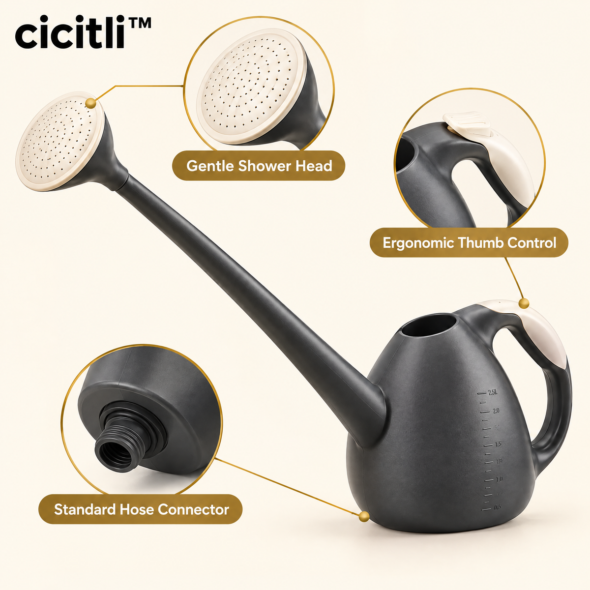 cicitli™ RainWand Gentle Watering Lance